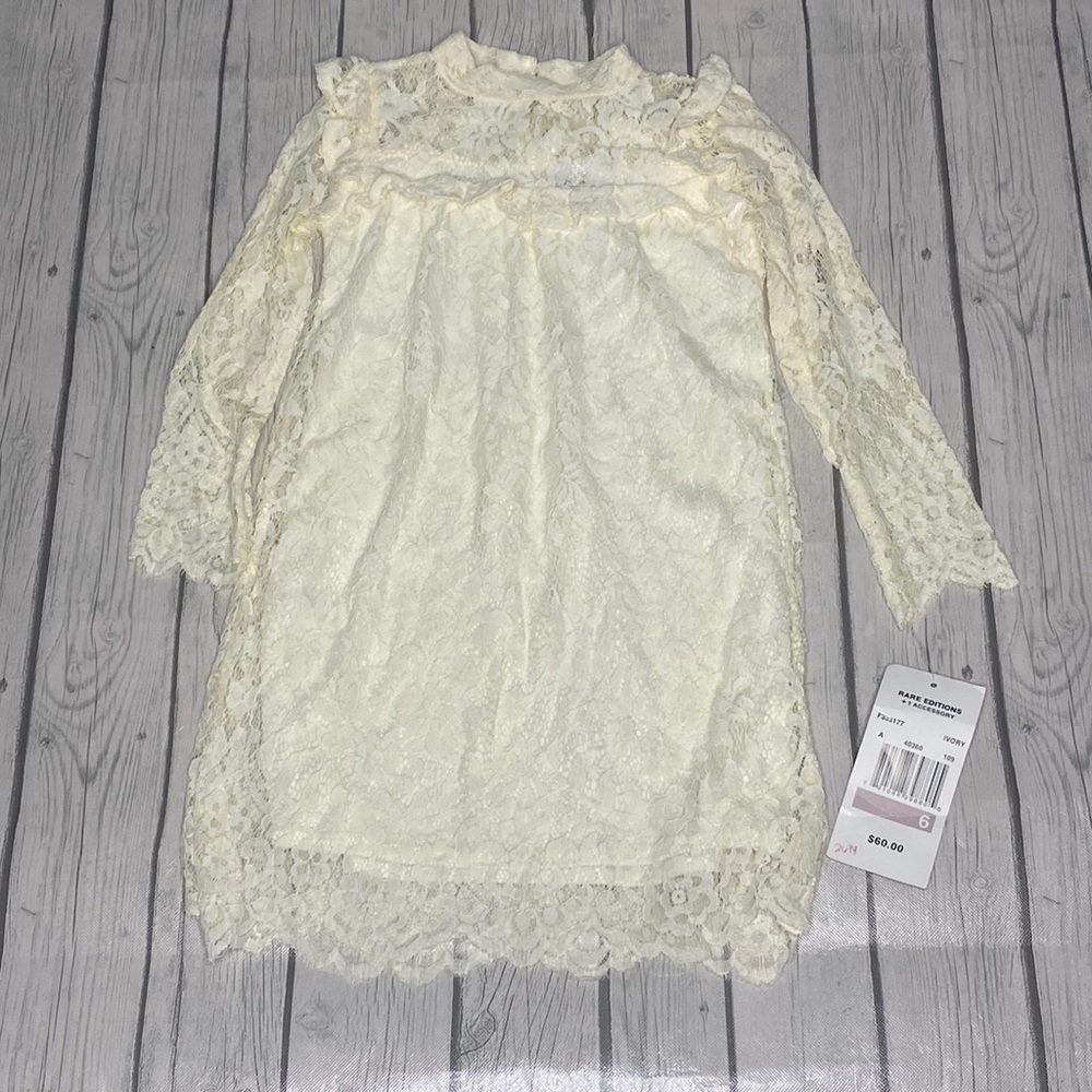 Brand new with tags girls wear edition lace dress